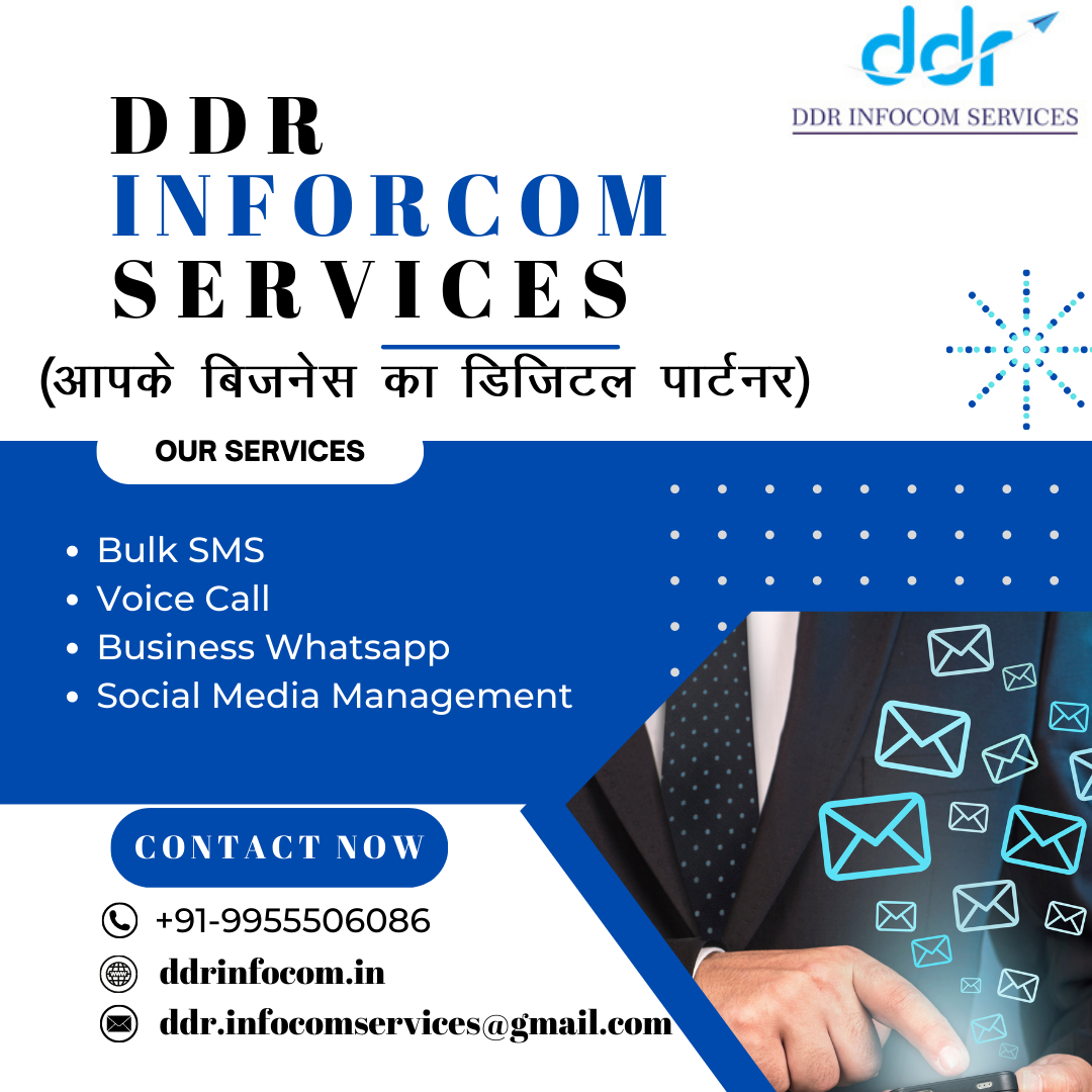 DDR INFOCOM SERVICES — Social Media design by Abhijit